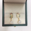Unique Rose-Oriental Serenity Pearl Earrings