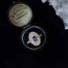 Unique Rose-Celestial Eye Ring – The Gaze of the Universe