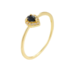 Unique Rose-Mystic Eclipse Ring