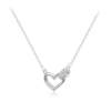 Unique Rose-Heart Ring Necklace