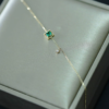 Unique Rose-Emerald Grace Bracelet