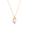 Unique Rose-Monica Baroque Pearl Necklace
