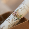 Unique Rose-Blush Rose  Ring