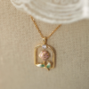 Unique Rose-Rose Arch Necklace