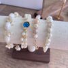 Unique Rose-Classic Pearl Cluster Bracelet