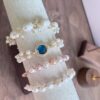 Unique Rose-Classic Pearl Cluster Bracelet